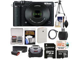 Nikon 1 J5 Wi-Fi Digital Camera & 10-30mm Lens (Black) with 32GB Card + Battery + Strap + Case + Tripod + Kit Nikon 1 J5 Wi-Fi Digital Camera & 10-30mm Lens (Black) with 32GB Card + Battery + Strap + Case + Tripod + Kit