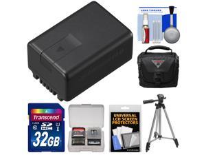 Panasonic VW-VBT190 Rechargeable Battery with 32GB Card + Case + Tripod + Kit Panasonic VW-VBT190 Rechargeable Battery with 32GB Card + Case + Tripod + Kit