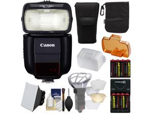 Canon Speedlite 430EX III-RT Flash with Soft Box + Diffuser Bouncer + (8) Batteries & Charger + Kit Canon Speedlite 430EX III-RT Flash with Soft Box + Diffuser Bouncer + (8) Batteries & Charger + Kit