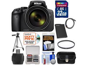 Nikon Coolpix P900 Wi-Fi 83x Zoom Digital Camera with 32GB Card + Battery + Case + Tripod + Filter + HDMI Cable + Kit Nikon Coolpix P900 Wi-Fi 83x Zoom Digital Camera with 32GB Card + Battery + Case + Tripod + Filter + HDMI Cable + Kit