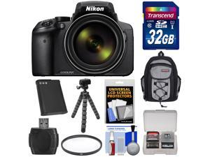 Nikon Coolpix P900 Wi-Fi 83x Zoom Digital Camera with 32GB Card + Battery + Backpack + Flex Tripod + Filter + Kit Nikon Coolpix P900 Wi-Fi 83x Zoom Digital Camera with 32GB Card + Battery + Backpack + Flex Tripod + Filter + Kit