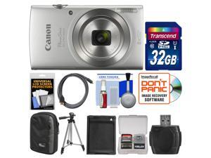 Canon PowerShot Elph 180 Digital Camera (Silver) with 32GB Card + Case + Battery + Tripod + HDMI Cable + Kit Canon PowerShot Elph 180 Digital Camera (Silver) with 32GB Card + Case + Battery + Tripod + HDMI Cable + Kit