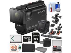 Sony Action Cam HDR-AS50R Wi-Fi HD Video Camera Camcorder & Live View Remote + 32GB Card + Battery + Case + 2 Helmet & Handlebar Bike Mounts Kit Sony Action Cam HDR-AS50R Wi-Fi HD Video Camera Camcorder & Live View Remote + 32GB Card + Battery + Case + 2 Helmet & Handlebar Bike Mounts Kit