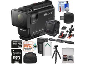 Sony Action Cam HDR-AS50R Wi-Fi HD Video Camera Camcorder & Live View Remote + 64GB Card + Battery/Charger + Case + Tripod + Flat Surface & 2 Helmet Mounts Kit Sony Action Cam HDR-AS50R Wi-Fi HD Video Camera Camcorder & Live View Remote + 64GB Card + Battery/Charger + Case + Tripod + Flat Surface & 2 Helmet Mounts Kit