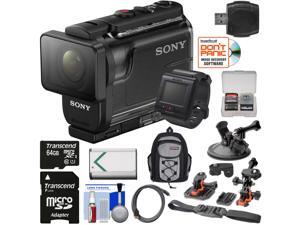 Sony Action Cam HDR-AS50R Wi-Fi HD Video Camera Camcorder & Live View Remote + 64GB Card + Battery + Backpack + 2 Helmet & Suction Cup Mounts + Kit Sony Action Cam HDR-AS50R Wi-Fi HD Video Camera Camcorder & Live View Remote + 64GB Card + Battery + Backpack + 2 Helmet & Suction Cup Mounts + Kit