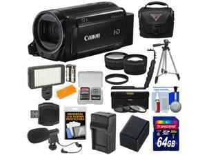 Canon Vixia HF R70 16GB Wi-Fi 1080p HD Video Camcorder + 64GB Card + Battery & Charger + Case + Tripod + LED Light + Microphone + Tele/Wide Lens Kit Canon Vixia HF R70 16GB Wi-Fi 1080p HD Video Camcorder + 64GB Card + Battery & Charger + Case + Tripod + LED Light + Microphone + Tele/Wide Lens Kit