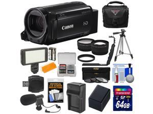 Canon Vixia HF R72 32GB Wi-Fi 1080p HD Video Camcorder + 64GB Card + Battery & Charger + Case + Tripod + LED Light + Microphone + Tele/Wide Lens Kit Canon Vixia HF R72 32GB Wi-Fi 1080p HD Video Camcorder + 64GB Card + Battery & Charger + Case + Tripod + LED Light + Microphone + Tele/Wide Lens Kit