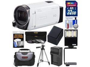 Canon Vixia HF R700 1080p HD Video Camcorder (White) with 32GB Card + Battery & Charger + Case + Tripod + 3 Filters + LED Light + Kit Canon Vixia HF R700 1080p HD Video Camcorder (White) with 32GB Card + Battery & Charger + Case + Tripod + 3 Filters + LED Light + Kit
