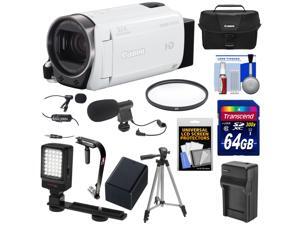 Canon Vixia HF R700 1080p HD Video Camcorder (White) with 64GB Card + Battery & Charger + Case + Tripod + Stabilizer + LED Light + Microphones Kit Canon Vixia HF R700 1080p HD Video Camcorder (White) with 64GB Card + Battery & Charger + Case + Tripod + Stabilizer + LED Light + Microphones Kit