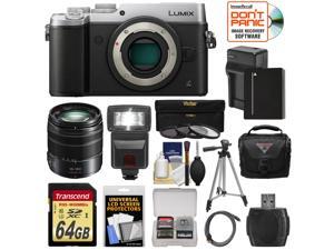 Panasonic Lumix DMC-GX8 4K Wi-Fi Digital Camera Body (Silver) with 14-140mm Power OIS Lens + 64GB Card + Battery & Charger + Case + Flash + Tripod Kit Panasonic Lumix DMC-GX8 4K Wi-Fi Digital Camera Body (Silver) with 14-140mm Power OIS Lens + 64GB Card + Battery & Charger + Case + Flash + Tripod Kit