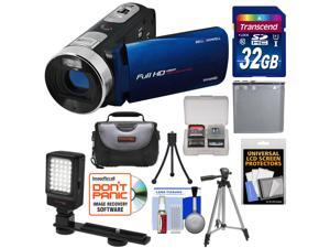 Bell & Howell Fun Flix DV50HD 1080p HD Video Camera Camcorder (Blue) with 32GB Card + Battery + Case + Tripods + LED Video Light + Kit Bell & Howell Fun Flix DV50HD 1080p HD Video Camera Camcorder (Blue) with 32GB Card + Battery + Case + Tripods + LED Video Light + Kit