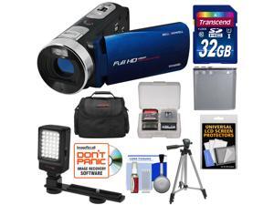 Bell & Howell Fun Flix DV50HD 1080p HD Video Camera Camcorder (Blue) with 32GB Card + Battery + Case + Tripod + LED Video Light + Kit Bell & Howell Fun Flix DV50HD 1080p HD Video Camera Camcorder (Blue) with 32GB Card + Battery + Case + Tripod + LED Video Light + Kit