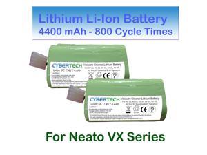 Lithium Li-Ion Battery for Neato XV 4400mAh SUPER LONG-LIFE (800 CYCLE TIMES) 2-Pack Replacement for Neato XV-11 XV-12 XV-15 XV-21 XV-25 Signature XV Pro Robotic Vacuum Cleaner Lithium Li-Ion Battery for Neato XV 4400mAh SUPER LONG-LIFE (800 CYCLE TIMES) 2-Pack Replacement for Neato XV-11 XV-12 XV-15 XV-21 XV-25 Signature XV Pro Robotic Vacuum Cleaner