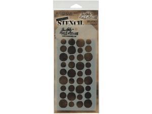 Tim Holtz Layered Stencil 4.125"X8.5"-Splotches Tim Holtz Layered Stencil 4.125"X8.5"-Splotches