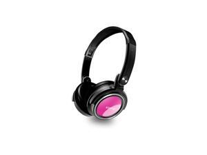 Icon Q - Kicks Swivel Headphones - Pink - QH10 Icon Q - Kicks Swivel Headphones - Pink - QH10
