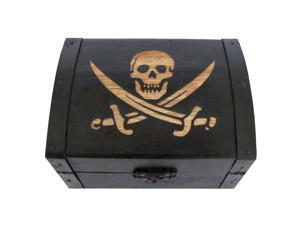 Antique Wood Captain Calico Jack Rackham Treasure Chest Antique Wood Captain Calico Jack Rackham Treasure Chest