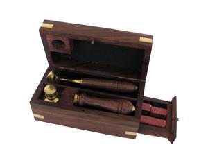 Antique Style Brass Wax Seal Stamp Set Antique Style Brass Wax Seal Stamp Set