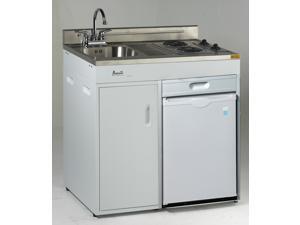 Avanti CK3616 36" Complete Compact Kitchen with Refrigerator White Avanti CK3616 36" Complete Compact Kitchen with Refrigerator White