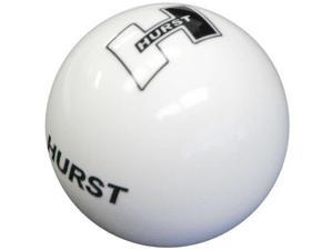 Hurst 1631401 White Universal Knob With Hurst Logo Hurst 1631401 White Universal Knob With Hurst Logo