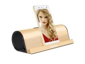 LuguLake II Charge 10Watt Bluetooth Speaker Built-in 5000mAh External Battery Pack w/Alumium Stand for Iphone 6, Galaxy S6, Ipad, Nexus and Others (Gold) LuguLake II Charge 10Watt Bluetooth Speaker Built-in 5000mAh External Battery Pack w/Alumium Stand for Iphone 6, Galaxy S6, Ipad, Nexus and Others (Gold)