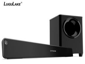 LuguLake 2.1 Channel 140watt TV Soundbar System with Wireless Subwoofer, Home Theater Sound Bar Stereo Speaker W/ Bluetooth - 36 inch LuguLake 2.1 Channel 140watt TV Soundbar System with Wireless Subwoofer, Home Theater Sound Bar Stereo Speaker W/ Bluetooth - 36 inch