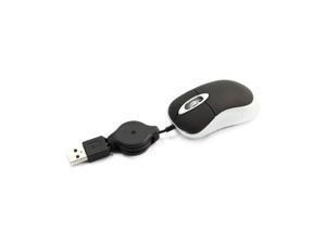 New 27.95inches Black Mini Retractable USB 2.0 Optical Scroll Wheel Mouse For PC New 27.95inches Black Mini Retractable USB 2.0 Optical Scroll Wheel Mouse For PC