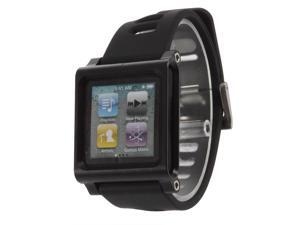 Adjustable-length Wide Sport Strap Watch Band for Ipod Nano 6th Generation,Aluminum Case,Silicon Belt,Black Color Adjustable-length Wide Sport Strap Watch Band for Ipod Nano 6th Generation,Aluminum Case,Silicon Belt,Black Color