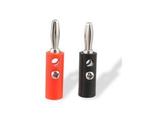 New 20Pcs Practical Plastic Silver Plated Connector Audio Banana Speaker Plug New 20Pcs Practical Plastic Silver Plated Connector Audio Banana Speaker Plug