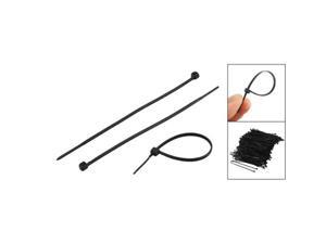 1000 Pcs Black Plastic Cable Zip Tie Fasten Wrap 95mm x 2mm 1000 Pcs Black Plastic Cable Zip Tie Fasten Wrap 95mm x 2mm