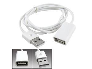 New White PVC Metal USB 2.0 Male to Female Extension Adapter Cable Cord 3Ft New White PVC Metal USB 2.0 Male to Female Extension Adapter Cable Cord 3Ft