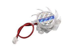 New Clear Plastic Mini Cooling Fan Heatsink Cooler DC 12V for PC Computer GPU New Clear Plastic Mini Cooling Fan Heatsink Cooler DC 12V for PC Computer GPU