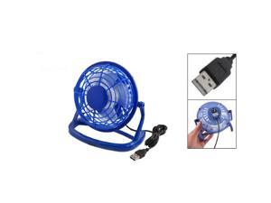 5 Dia Blue Hard Plastic 4-blade USB Cooler Cooling Desk Mini Fan 5 Dia Blue Hard Plastic 4-blade USB Cooler Cooling Desk Mini Fan
