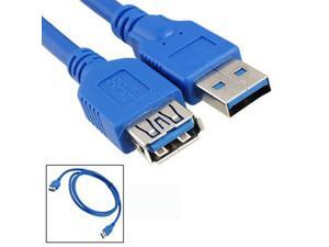 Blue Male to Female Computer USB A Type Extension Cable 1M UK Seller Blue Male to Female Computer USB A Type Extension Cable 1M UK Seller