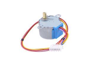 New 38g Silver Plastic 28BYJ-48-5V 4 Phase 5 Wire DC 5V Gear Step Stepper Motor New 38g Silver Plastic 28BYJ-48-5V 4 Phase 5 Wire DC 5V Gear Step Stepper Motor