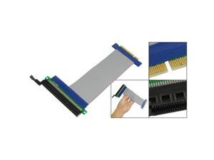 PCI-E 8X to 16X Slot Riser Card Flex Flexible Extension Cable PCI-E 8X to 16X Slot Riser Card Flex Flexible Extension Cable