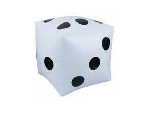 2pcs Big Inflatable Dice Pool Toy Party Favours---White 2pcs Big Inflatable Dice Pool Toy Party Favours---White