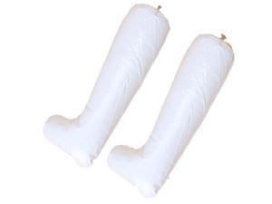4 Pairs of White Film Inflatable Boot Stretcher Shaper Shoe Tree 4 Pairs of White Film Inflatable Boot Stretcher Shaper Shoe Tree