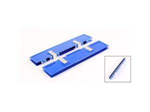 2 Pcs Blue Aluminum Heatsink Shim Cooler for DDR RAM Memory 2 Pcs Blue Aluminum Heatsink Shim Cooler for DDR RAM Memory