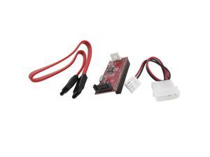 Computer 40 Pins IDE to 7 Pins SATA Adapter Converter w SATA Cable Computer 40 Pins IDE to 7 Pins SATA Adapter Converter w SATA Cable