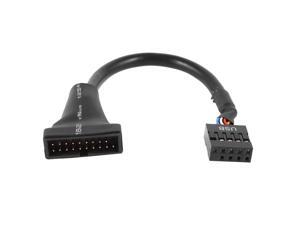 USB 3.0 20 Pin Header Male to USB 2.0 9 Pin Female Adapter Cable USB 3.0 20 Pin Header Male to USB 2.0 9 Pin Female Adapter Cable