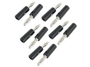 10x Speaker Wire Cable Banana Plugs Screw Type Connectors 4mm Black 10x Speaker Wire Cable Banana Plugs Screw Type Connectors 4mm Black