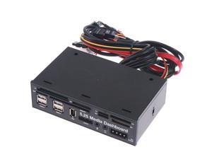 5.25" PC Media Dashboard Multi-function Front Panel Card Reader 5.25" PC Media Dashboard Multi-function Front Panel Card Reader