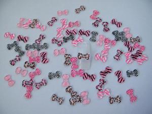 Nail Art 3d 70 Mix Print Bow for Nails, Cellphones Nail Art 3d 70 Mix Print Bow for Nails, Cellphones
