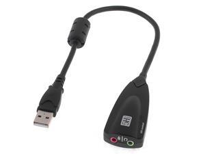 3.5mm Mic Earphone Socket 7.1 Channel USB 3D Sound Card Adapter Cable 3.5mm Mic Earphone Socket 7.1 Channel USB 3D Sound Card Adapter Cable