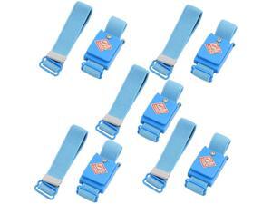 5 Pcs Blue Anti Static Discharge Cordless Wrist Strap Band 5 Pcs Blue Anti Static Discharge Cordless Wrist Strap Band