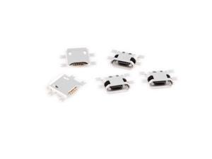 5 Pcs Micro USB Type B Female Socket 5-Pin SMD SMT Jack Connector 5 Pcs Micro USB Type B Female Socket 5-Pin SMD SMT Jack Connector