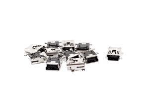 Mini USB Type B Female 5 Pin PCB Board Mount Jack Connector 10 Pcs Mini USB Type B Female 5 Pin PCB Board Mount Jack Connector 10 Pcs