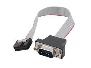 DB9 RS232 to 10 pin Ribbon Cable Connector Adapter DB9 RS232 to 10 pin Ribbon Cable Connector Adapter