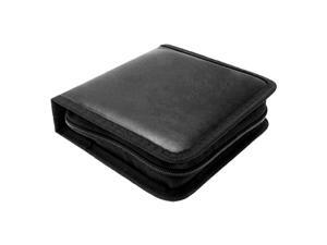 Portable Rectangle CD Carrying Storage Case Bag Holder Black Portable Rectangle CD Carrying Storage Case Bag Holder Black