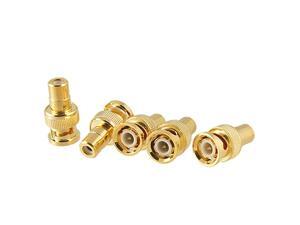 5 Pcs BNC Male Plug to RCA Female Jack RF Coax Adapter Connector 5 Pcs BNC Male Plug to RCA Female Jack RF Coax Adapter Connector